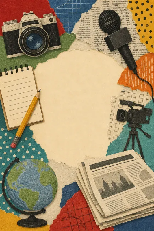School Subject Educational Collages