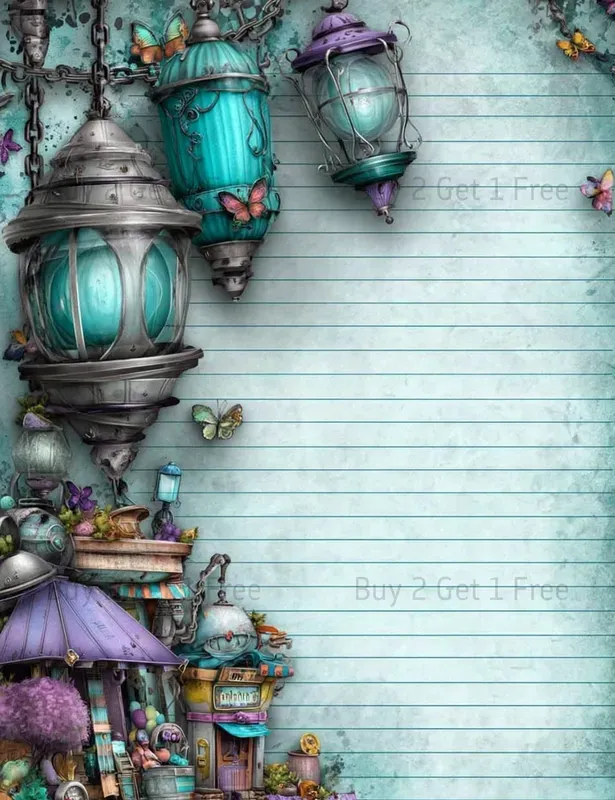 Alice In Cyberpunk World Plain Papers