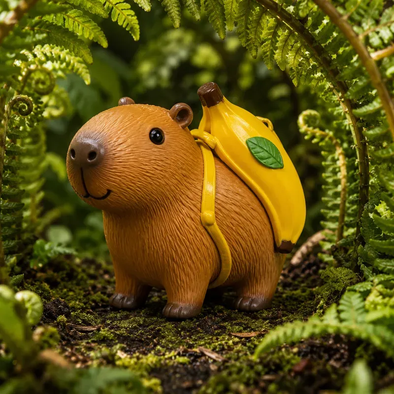 Macro Toy Jungle Scenes