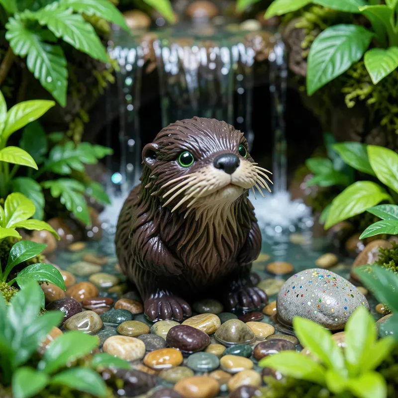 Macro Toy Jungle Scenes