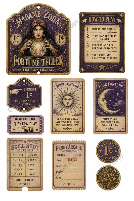 Penny Arcade Vintage Ephemera