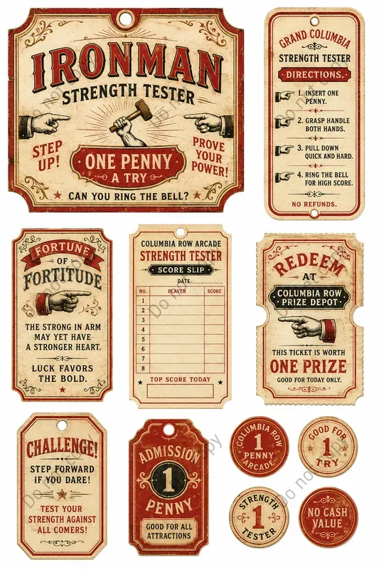 Penny Arcade Vintage Ephemera