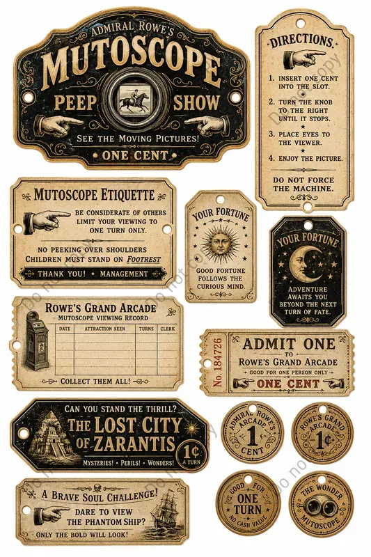 Penny Arcade Vintage Ephemera