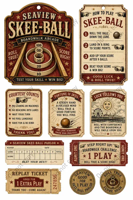 Penny Arcade Vintage Ephemera