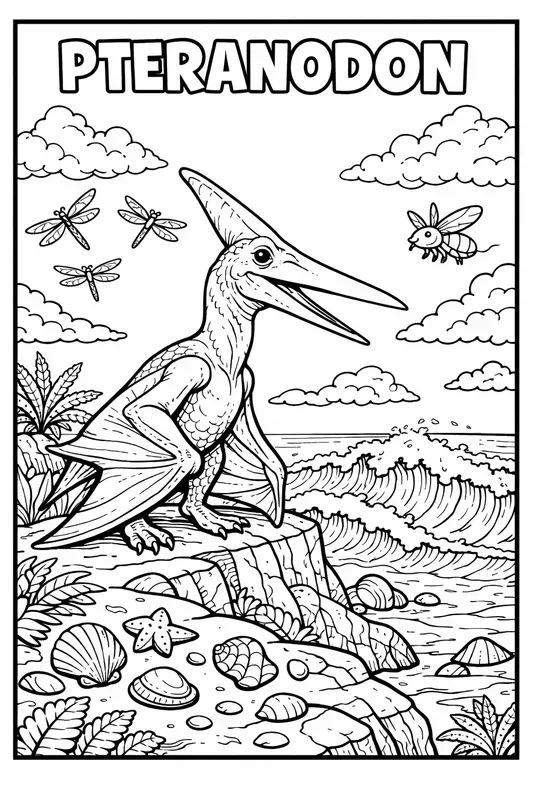 Dinosaur Coloring Book Pages