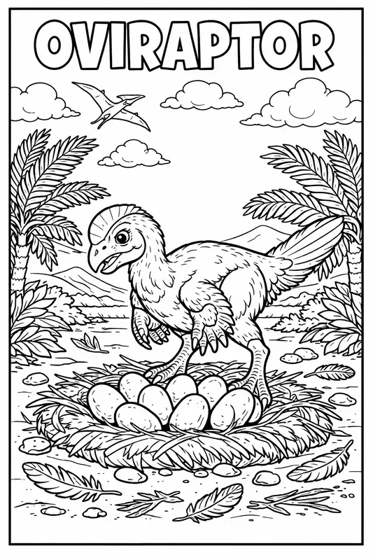 Dinosaur Coloring Book Pages