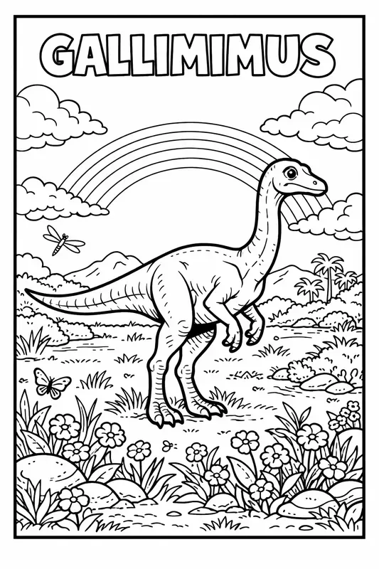 Dinosaur Coloring Book Pages