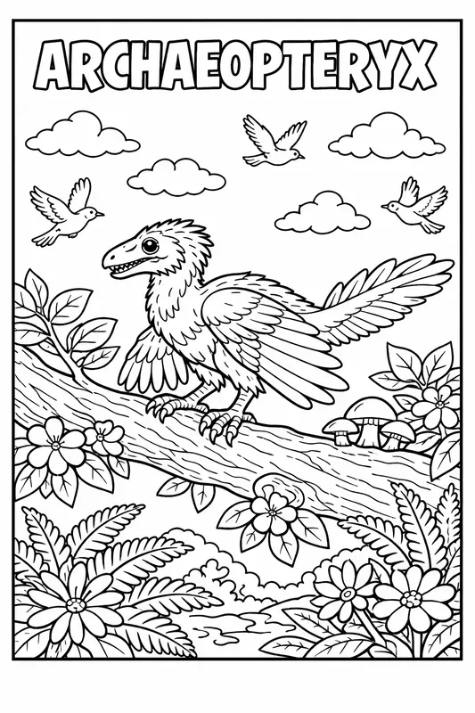 Dinosaur Coloring Book Pages