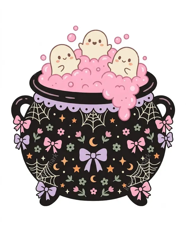 Little Frights Pastel Halloween Cliparts