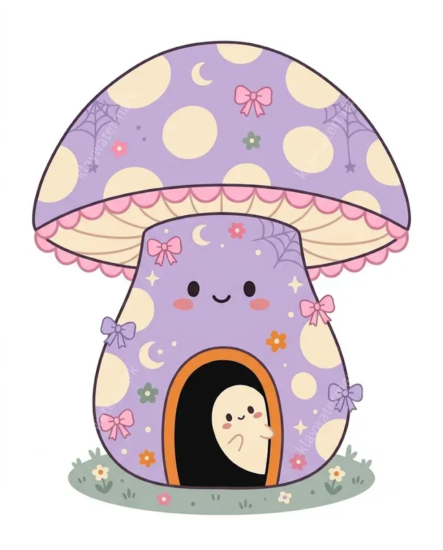 Little Frights Pastel Halloween Cliparts