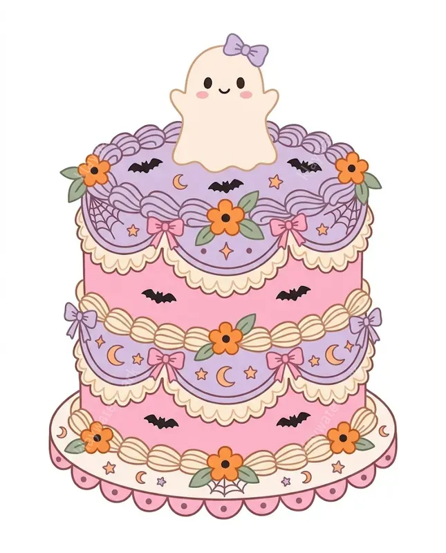 Little Frights Pastel Halloween Cliparts