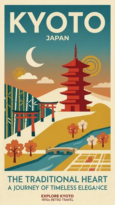 Retro Minimalist Vintage Travel Posters