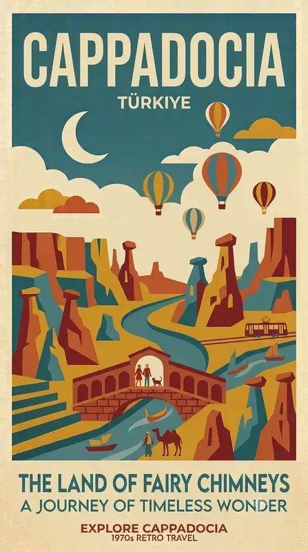 Retro Minimalist Vintage Travel Posters