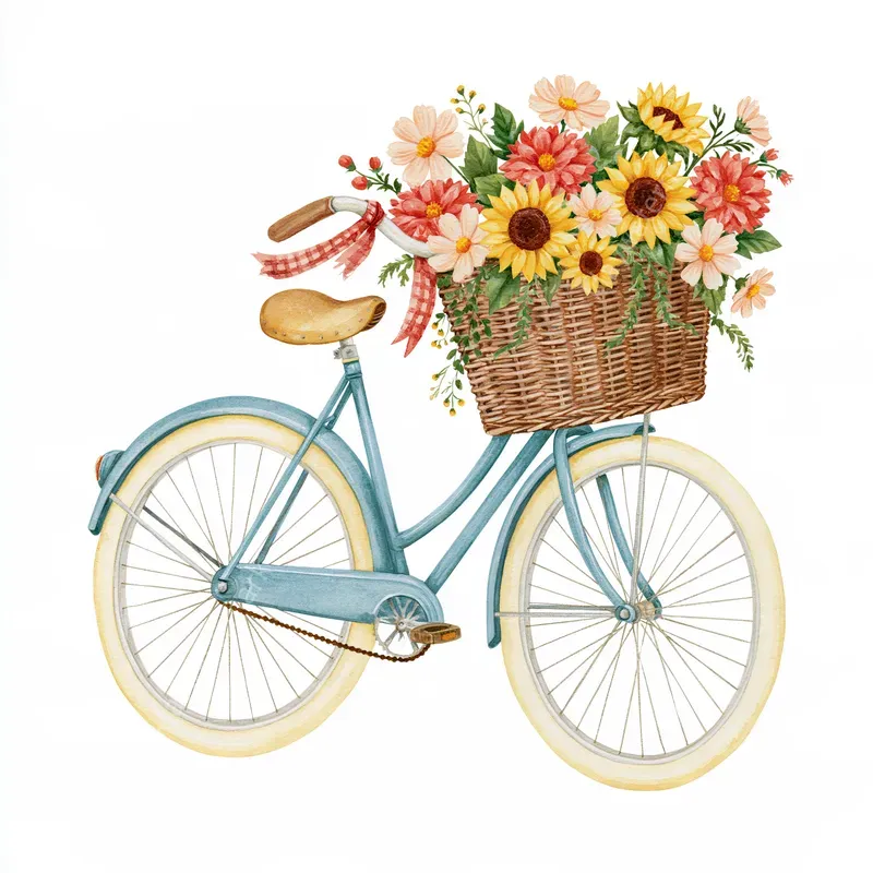 Farmers Market Editorial Watercolors