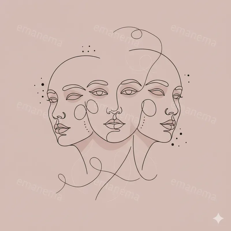 Minimalist Line Art Illustrations