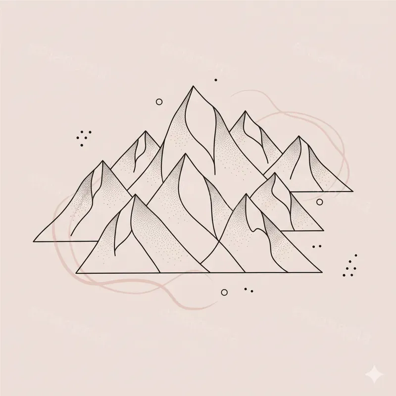 Minimalist Line Art Illustrations