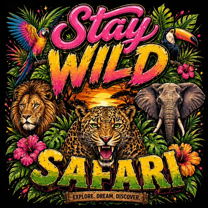 Vibrant Graphic Tshirt Designs With Text