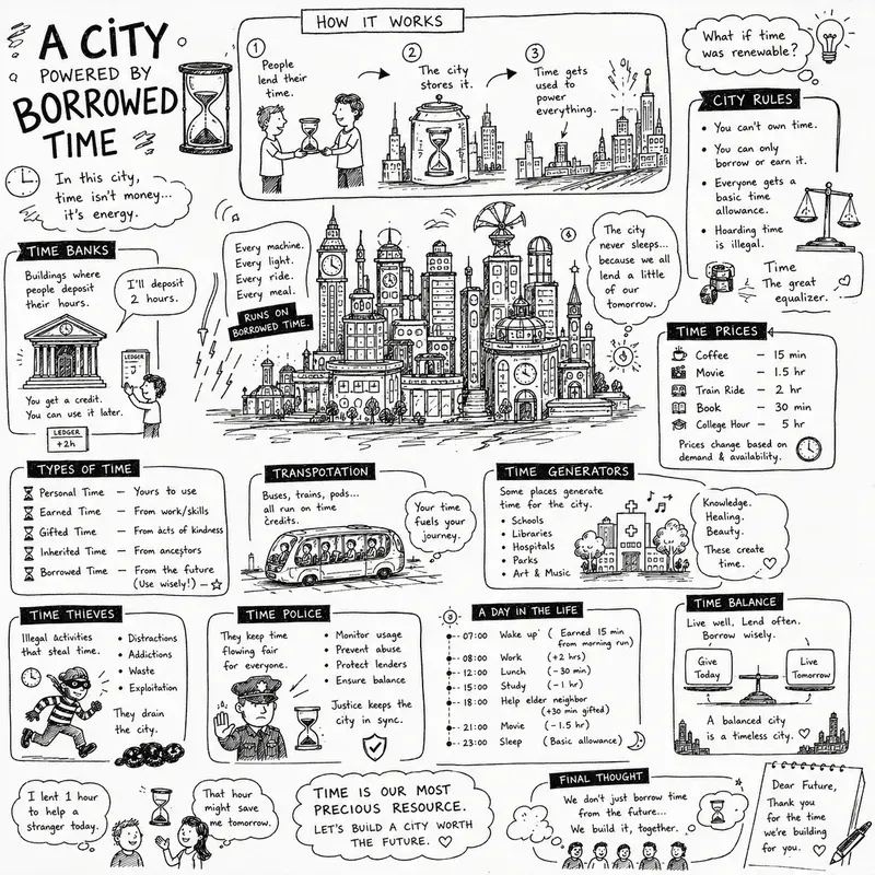 Sketchnote Storyboard World Builders