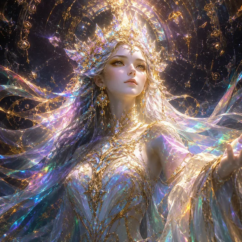 Glowing Crystal Energy Animals