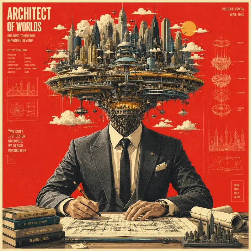 Surreal Explorer Vision Posters