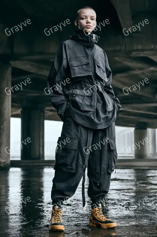 Cinematic Gorpcore Streetwear
