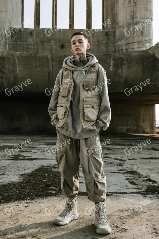 Cinematic Gorpcore Streetwear