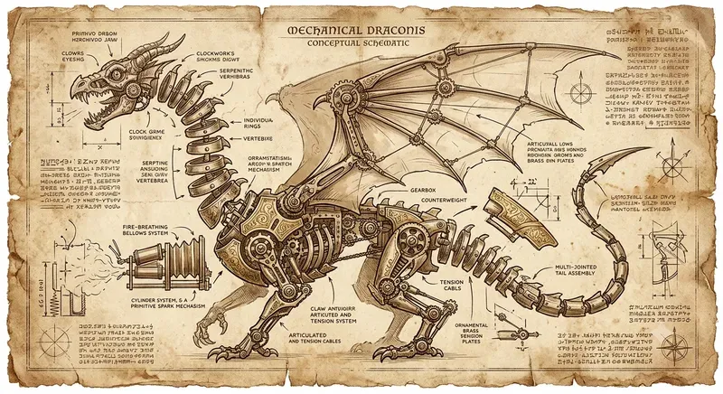 Ancient Technical Blueprints