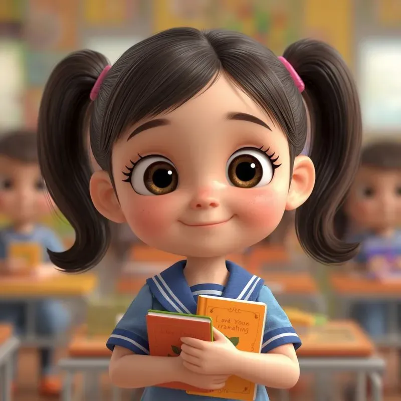 Adorable School Kid 3D Generator