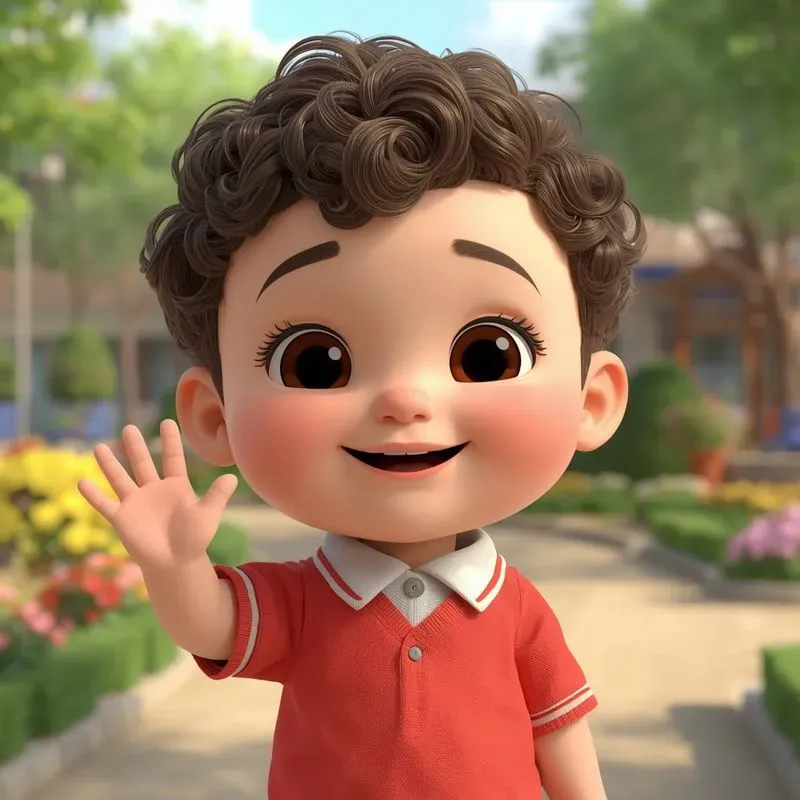 Adorable School Kid 3D Generator