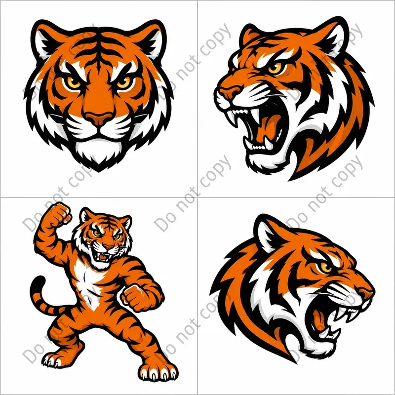 Cartoon Animal Mascot Logo Sheets