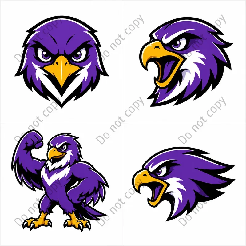 Cartoon Animal Mascot Logo Sheets