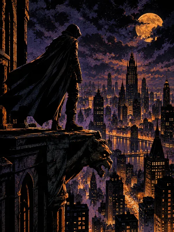 Dark Noir Comic Illustrations