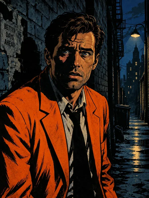Dark Noir Comic Illustrations