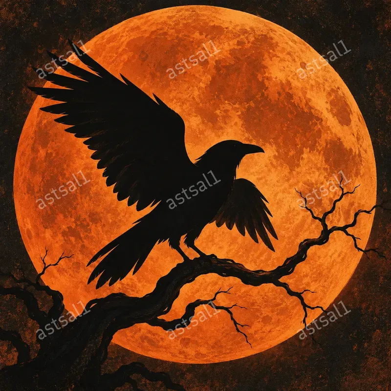 Giant Moon Silhouettes