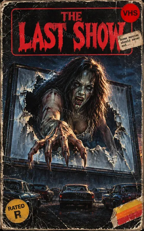 Vintage 80s Horror VHS Cover Art