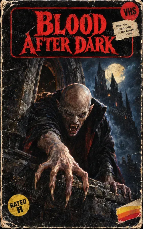 Vintage 80s Horror VHS Cover Art