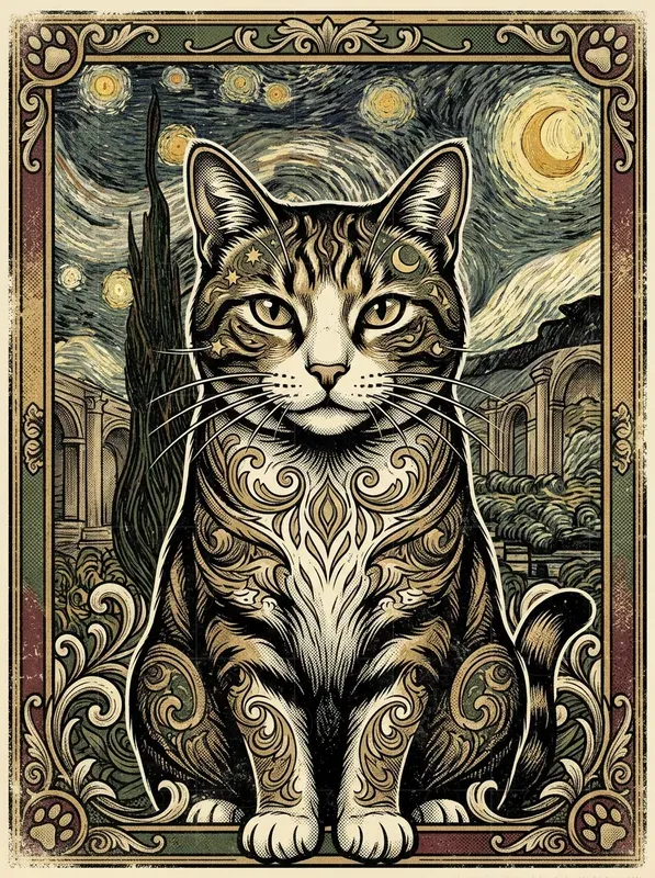 Cat Masterpiece Art Parodies