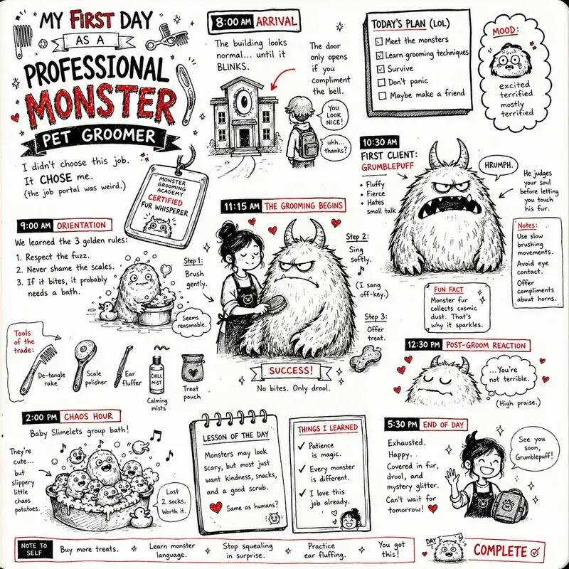 Handdrawn Story Journal Generator