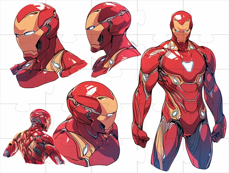 Anime Character Concept Art Sheets