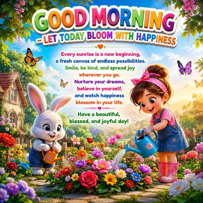 Wholesome Greeting Poster Generator