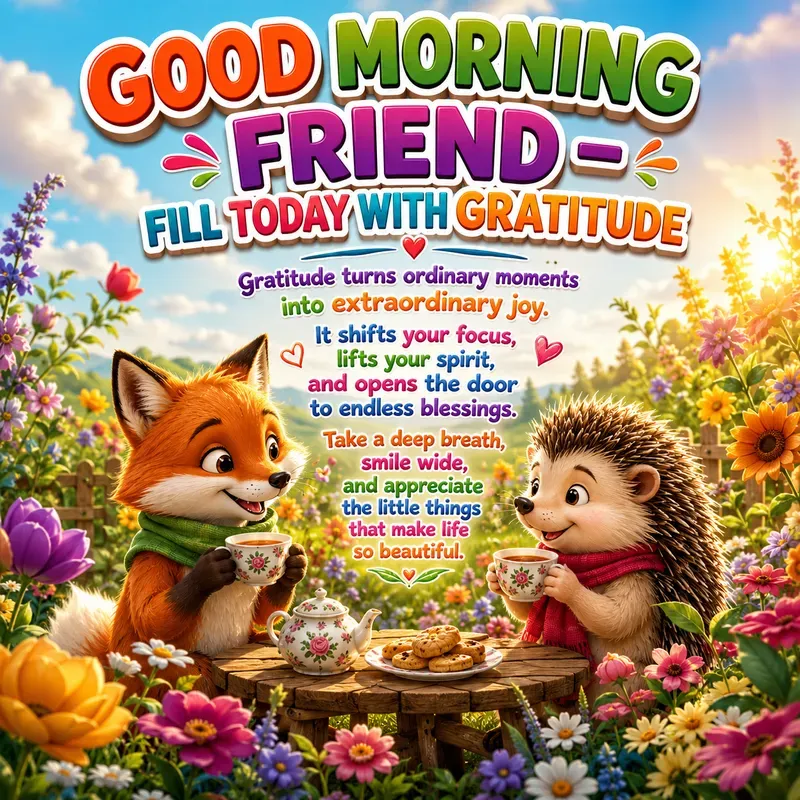 Wholesome Greeting Poster Generator
