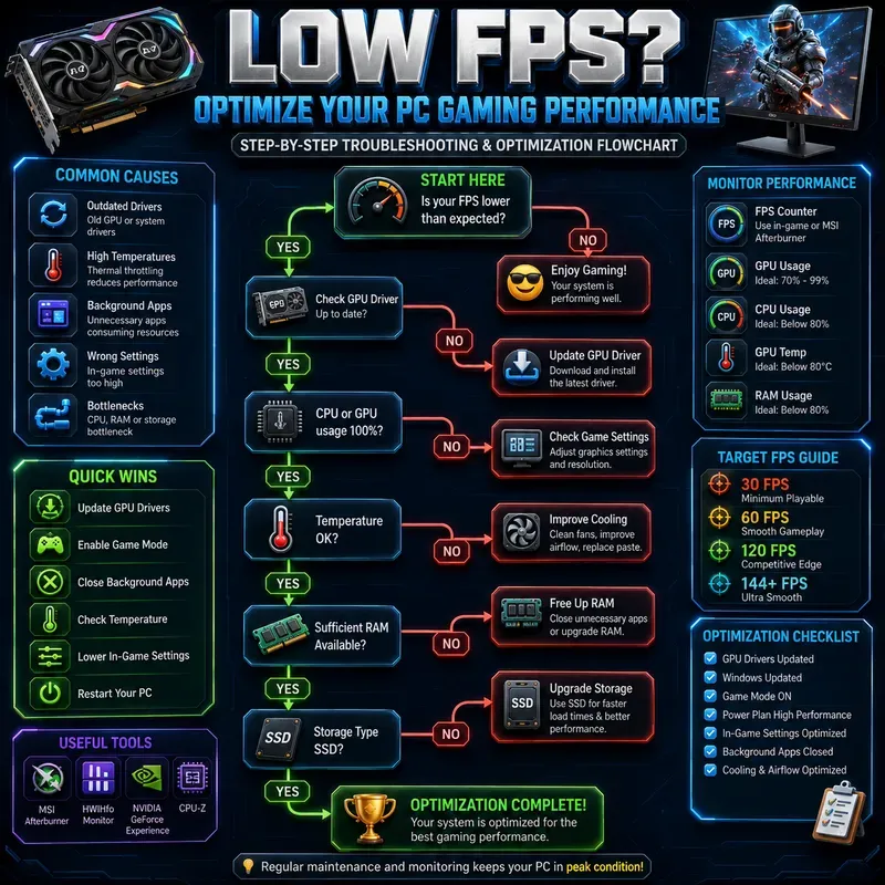 3D Neon Infographic Flowcharts
