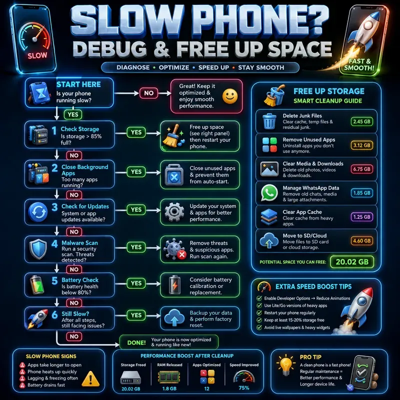 3D Neon Infographic Flowcharts