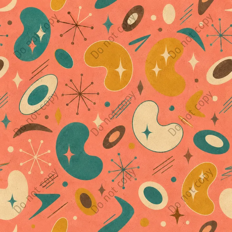 Mid Century Seamless Patterns