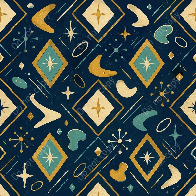 Mid Century Seamless Patterns