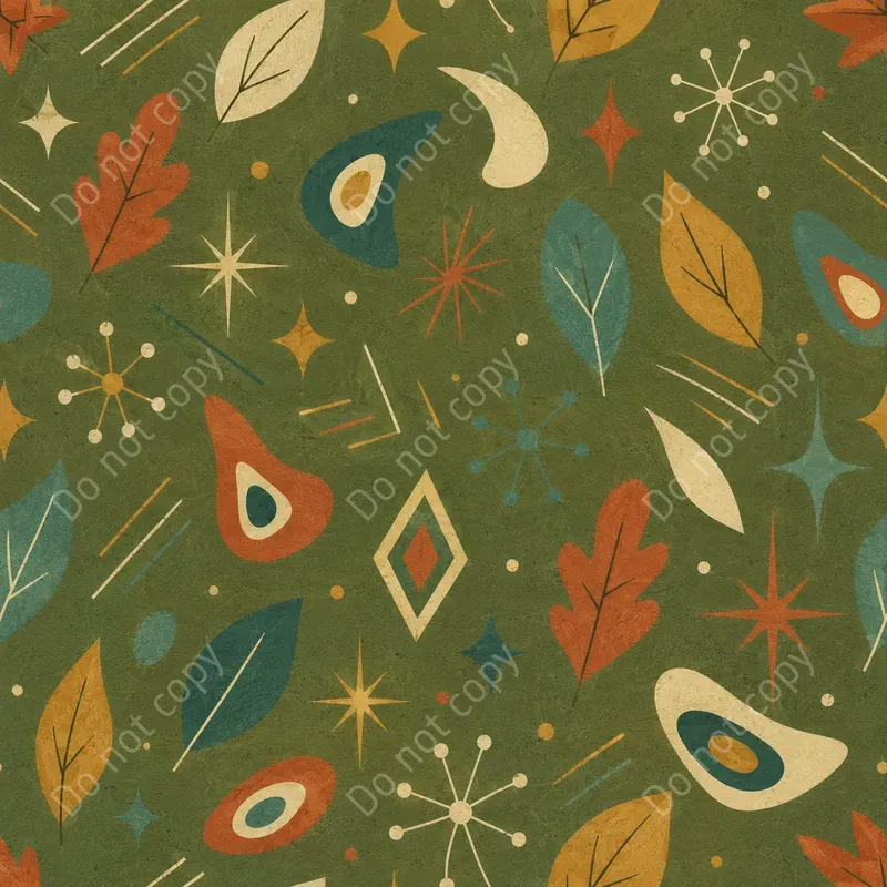 Mid Century Seamless Patterns