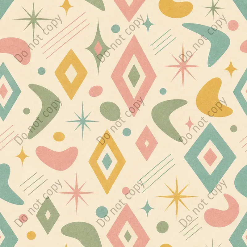 Mid Century Seamless Patterns