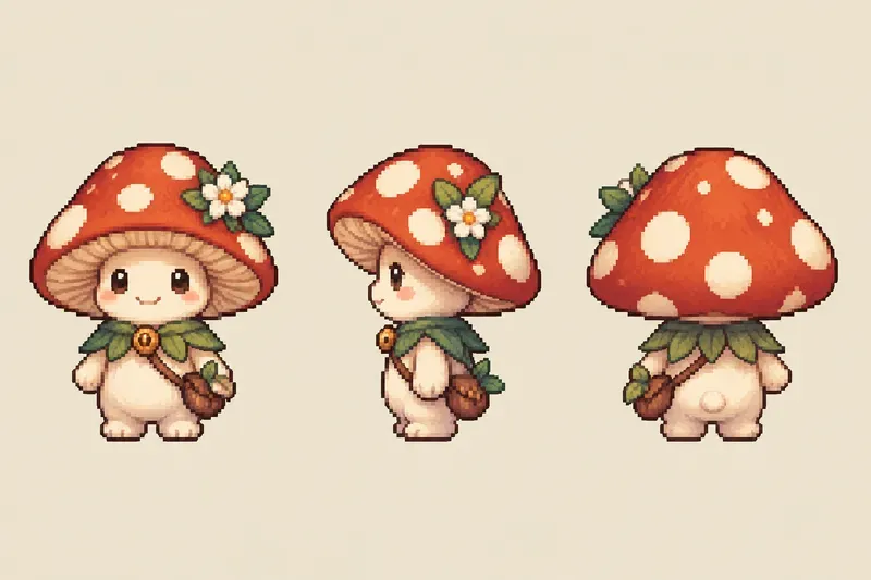 16bit Cozy Game Character Sprite Sheets