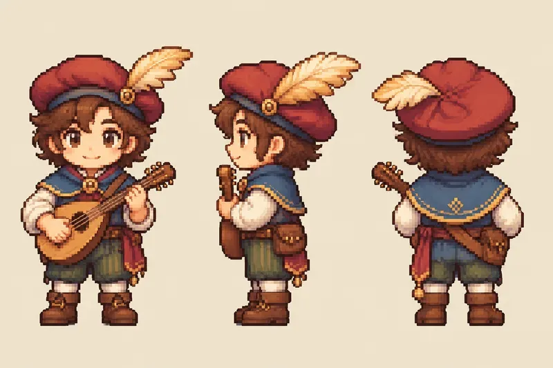 16bit Cozy Game Character Sprite Sheets