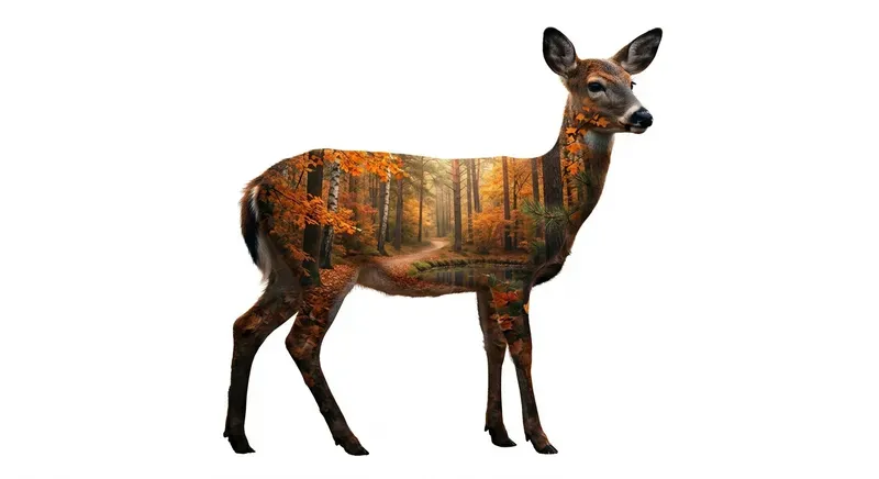 Double Exposure Animal Portraits